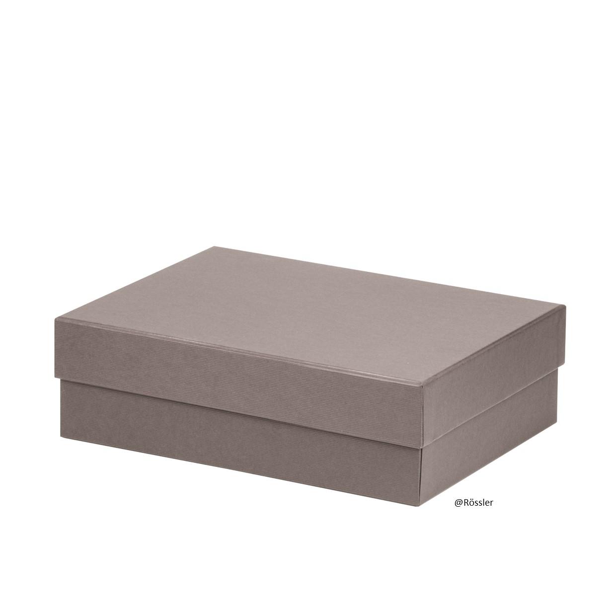 Geschenkschachtel 196x264x80 mm Taupe